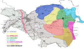 Mappa degli IC del Basso Ferrarese