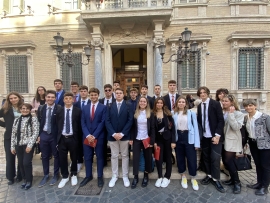 Dal Liceo Scientifico dell’I.I.S. “Guido monaco di Pomposa” al Senato della Repubblica, andata e ritorno